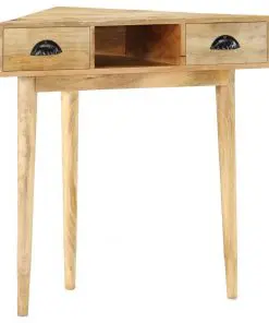 vidaXL Console Table 82x44x76 cm Solid Mango Wood