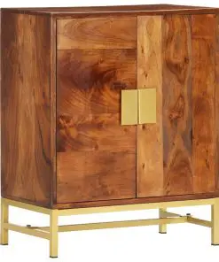 vidaXL Sideboard 60x35x75 cm Solid Acacia Wood