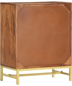 vidaXL Sideboard 60x35x75 cm Solid Acacia Wood