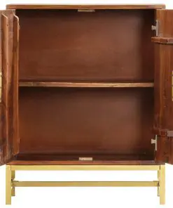 vidaXL Sideboard 60x35x75 cm Solid Acacia Wood