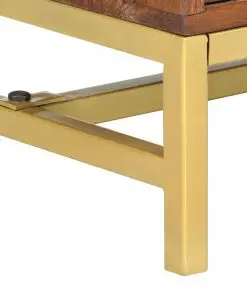 vidaXL Sideboard 60x35x75 cm Solid Acacia Wood