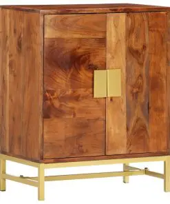 vidaXL Sideboard 60x35x75 cm Solid Acacia Wood