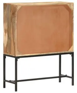 vidaXL Highboard 80x30x100 cm Solid Mango Wood