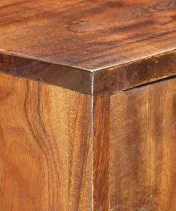 vidaXL Highboard 80x30x100 cm Solid Acacia Wood