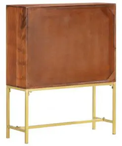 vidaXL Highboard 80x30x100 cm Solid Acacia Wood