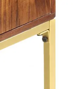 vidaXL Highboard 80x30x100 cm Solid Acacia Wood