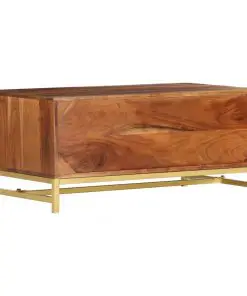 vidaXL Coffee Table 90x55x40 cm Solid Acacia Wood