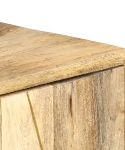 vidaXL Sideboard 118x30x75 cm Solid Mango Wood