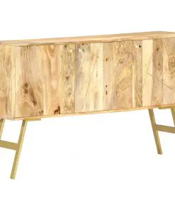 vidaXL Sideboard 118x30x75 cm Solid Mango Wood
