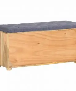 vidaXL Hall Bench 100x35x47 cm Solid Mango Wood