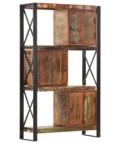 vidaXL Bookshelf 90x30x150 cm Solid Reclaimed Wood