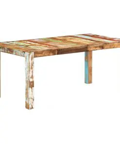 vidaXL Dining Table Solid Reclaimed Wood 180x90x76 cm