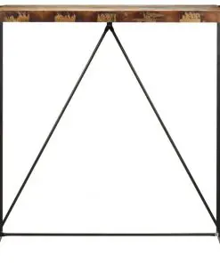 vidaXL Bar Table 110x60x110 cm Solid Reclaimed Wood