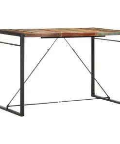 vidaXL Bar Table 180x90x110 cm Solid Reclaimed Wood