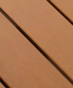 vidaXL Garden Table Silver 60x60x70 cm Aluminium and WPC