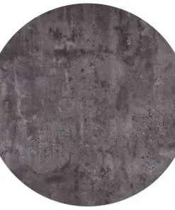 vidaXL Dining Table Concrete and Black 90×73.5 cm MDF