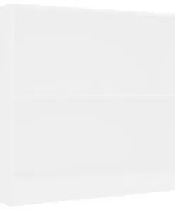 vidaXL Bookshelf White 80x24x75 cm Chipboard