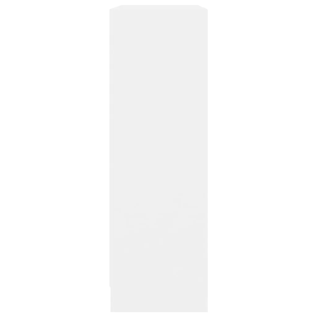 vidaXL Bookshelf White 80x24x75 cm Chipboard