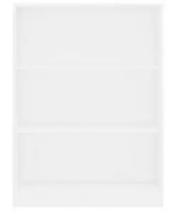 vidaXL Bookshelf White 80x24x108 cm Chipboard