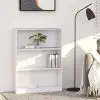 vidaXL Bookshelf White 80x24x108 cm Chipboard