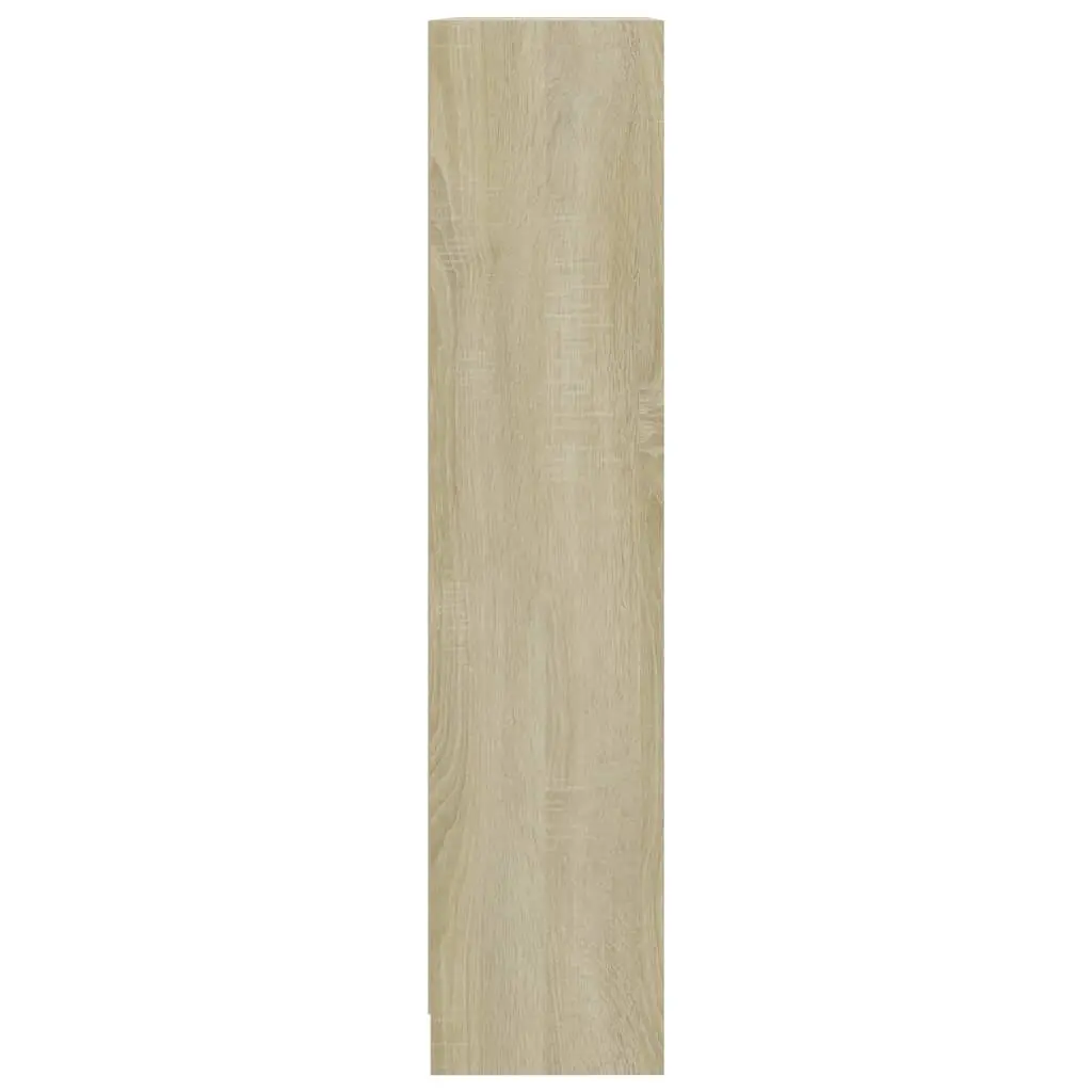 vidaXL Bookshelf Sonoma Oak 80x24x108 cm Chipboard
