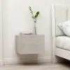 vidaXL Bedside Cabinet Concrete Grey 40x30x30 cm Chipboard