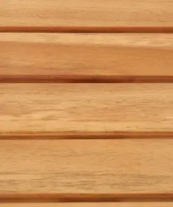 vidaXL Bar Stools 2 pcs Solid Acacia Wood and Stainless Steel