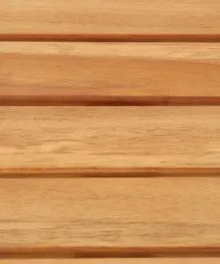 vidaXL Bar Stools 4 pcs Solid Acacia Wood and Stainless Steel