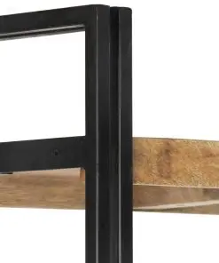 vidaXL 5-Tier Bookcase 140x30x180 cm Solid Mango Wood