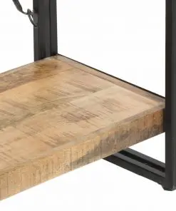 vidaXL 5-Tier Bookcase 60x30x180 cm Solid Mango Wood