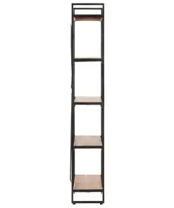 vidaXL 5-Tier Bookcase 60x30x180 cm Solid Acacia Wood