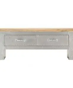 vidaXL Aviator Coffee Table 100x50x36 cm Solid Mango Wood