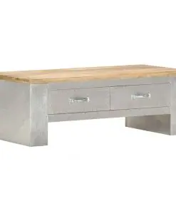 vidaXL Aviator Coffee Table 100x50x36 cm Solid Mango Wood