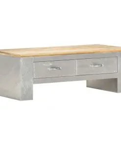 vidaXL Aviator Coffee Table 100x50x36 cm Solid Mango Wood