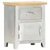 vidaXL Aviator Bedside Cabinet 40x30x50 cm Solid Mango Wood