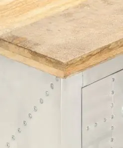 vidaXL Aviator Bedside Cabinet 40x30x50 cm Solid Mango Wood