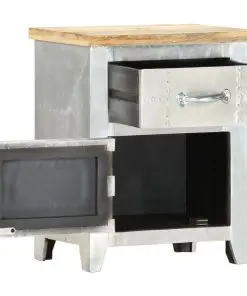 vidaXL Aviator Bedside Cabinet 40x30x50 cm Solid Mango Wood