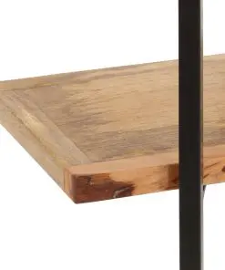 vidaXL 4-Tier Bookcase 160x35x160 cm Solid Mango Wood