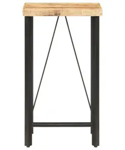 vidaXL Bar table 60x60x107 cm Rough Mango Wood