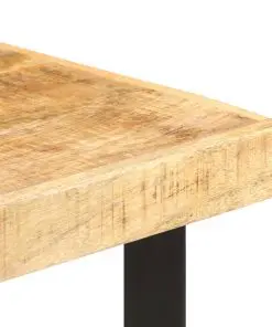 vidaXL Bar table 60x60x107 cm Rough Mango Wood