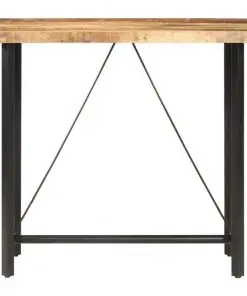 vidaXL Bar table 120x58x107 cm Rough Mango Wood