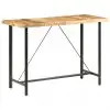 vidaXL Bar table 150x70x107 cm Rough Mango Wood