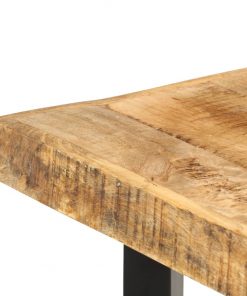 vidaXL Bar table 150x70x107 cm Rough Mango Wood