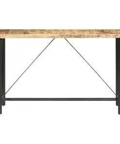 vidaXL Bar table 180x70x107 cm Rough Mango Wood
