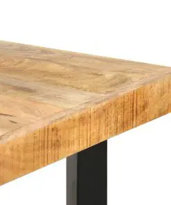 vidaXL Bar table 180x70x107 cm Rough Mango Wood