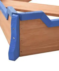 vidaXL Sandbox Pirate Ship Firwood 190×94.5×136 cm