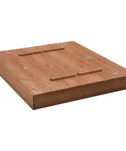 vidaXL Sandbox Firwood 95x90x15 cm