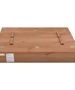 vidaXL Sandbox Firwood 95x90x15 cm