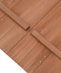 vidaXL Sandbox Firwood 95x90x15 cm