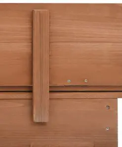 vidaXL Sandbox Firwood 95x90x15 cm